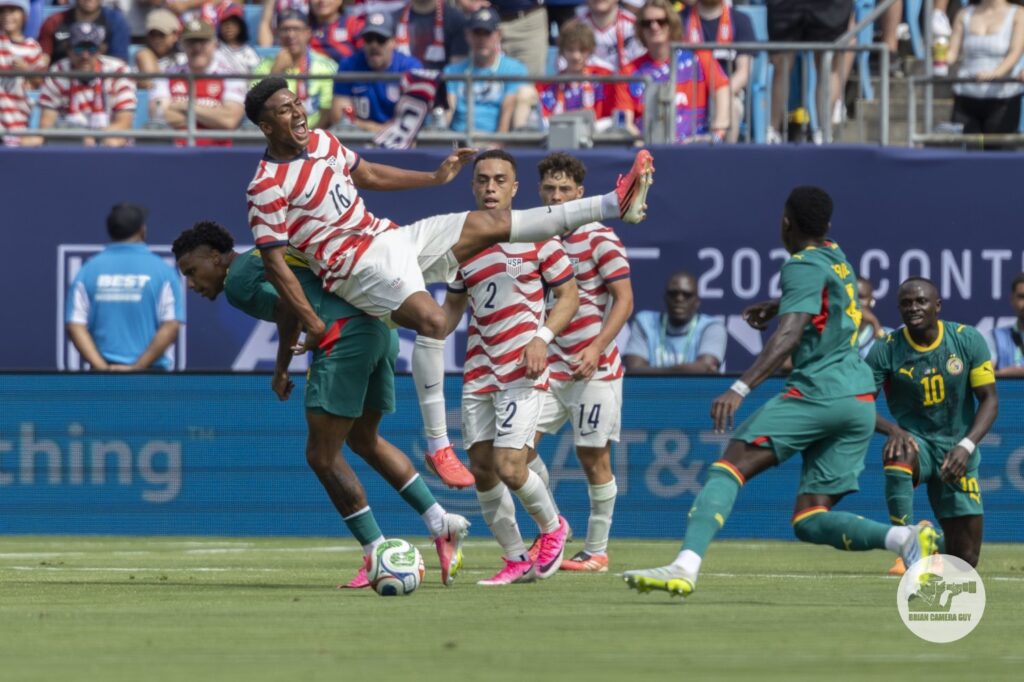 USA #16 = Alex Freeman DEF— fully airborne